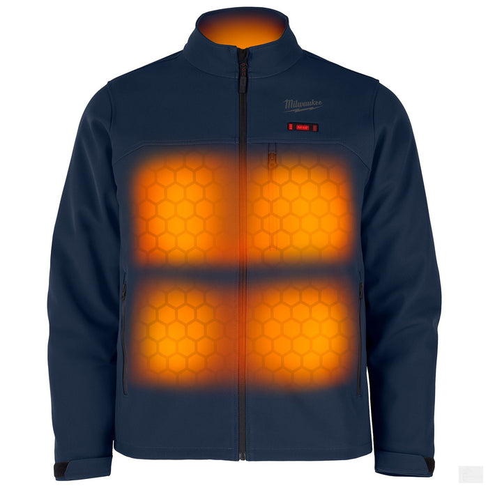 Milwaukee M12 Heated TOUGHSHELL Jacket Kit Blue (M100U-21)