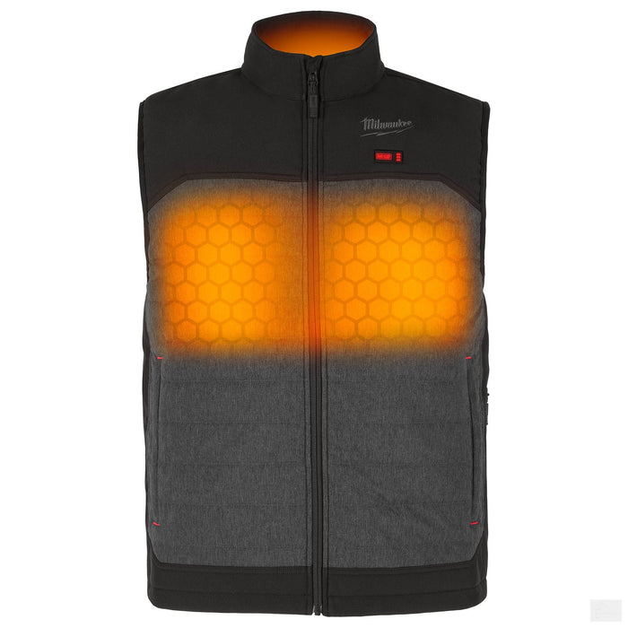 Milwaukee Men's M12 AXIS Gray Heated Vest Kit (M300G-21)