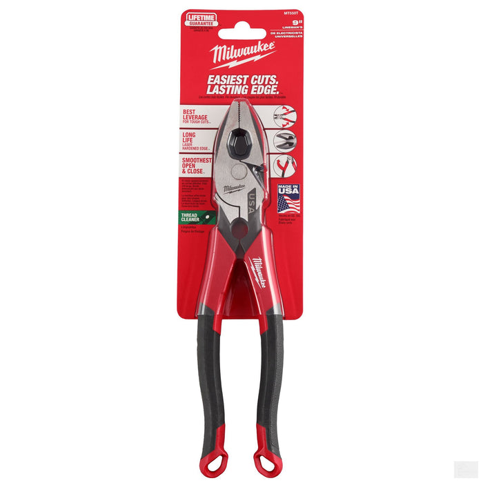 Milwaukee 9" Lineman's Comfort Grip Pliers (MT550)