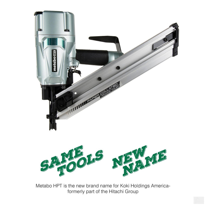 Metabo HPT | 3-1/4" 30° Paper Collated Framing Nailer (NR83AA5)