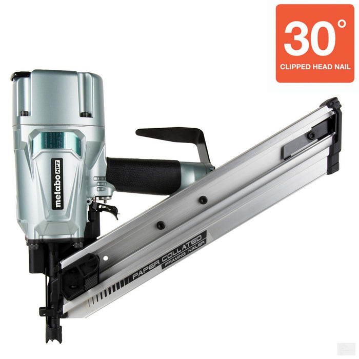 Metabo HPT | 3-1/4" 30° Paper Collated Framing Nailer (NR83AA5)