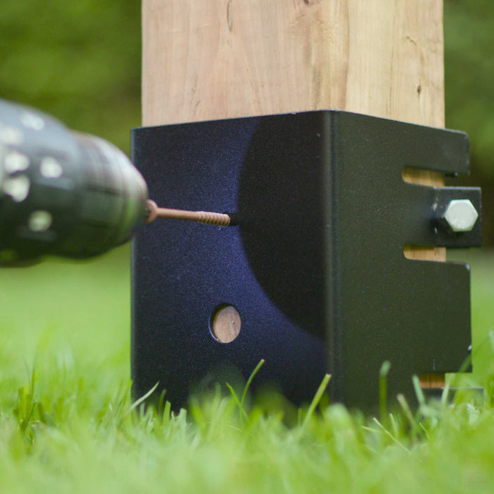 Nuvo Iron Multi-Purpose 4″ x 4″ Spike for In-Ground Post Support
