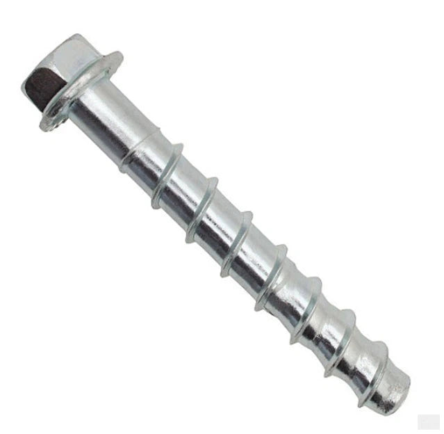 Dewalt 1/2" x 2-1/2" Screw-Bolt+ Concrete Screw Anchor, Hex Washer Head, Zinc, #PFM1411360 (50/Pkg.)