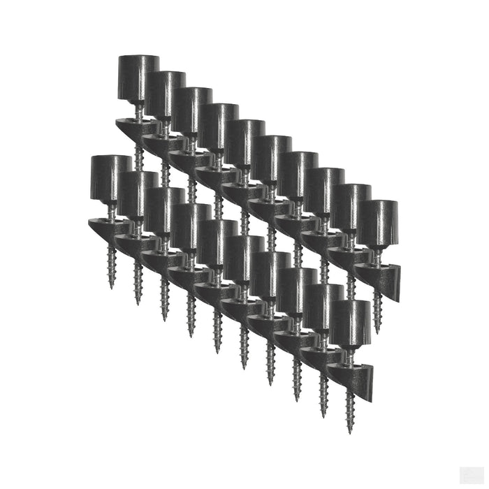 Surface Mount Stair Rail Connectors (20 pcs) for 3/4″ Round Balusters