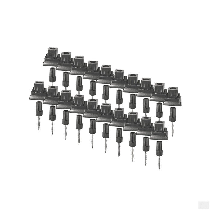 Nuvo Iron Surface Mount Deck Rail Connectors (20 pcs) for 3/4″ Square Balusters