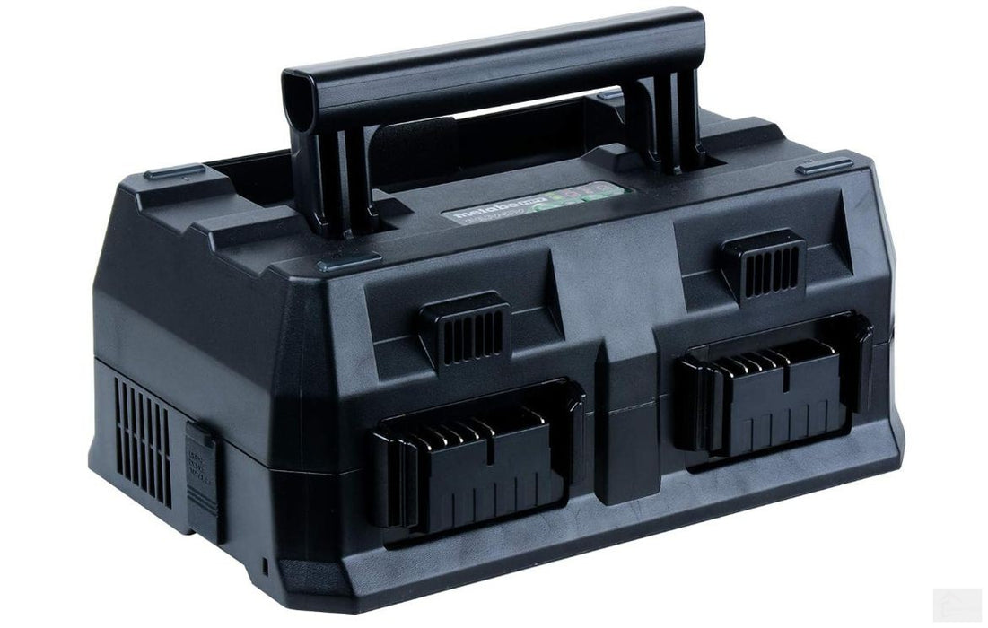 Metabo HPT 4-Port Battery Charger, 36V/18V, Slide-Style Batteries, Rapid Charging Time, Selectable Charging Modes, 2 USB Ports, 2 AC Outlets (UC18YTSLM)