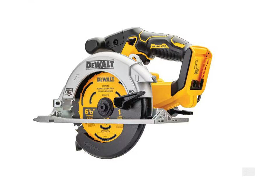 DEWALT DCS565B 20V MAX XR Brushless Circular Saw, 6-1/2-in, Tool Only {DCS565B}