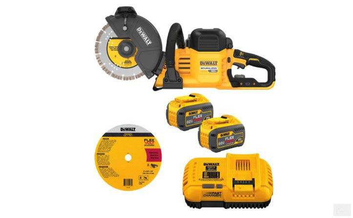 Dewalt FLEXVOLT 60V MAX CORDLESS BRUSHLESS 9 IN. CUT-OFF SAW KIT (DCS692X2)