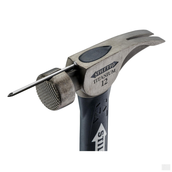 Stiletto 12 Oz Titanium Milled Face 16" "Hybrid" Fiberglass Handle (TI12MC-F)