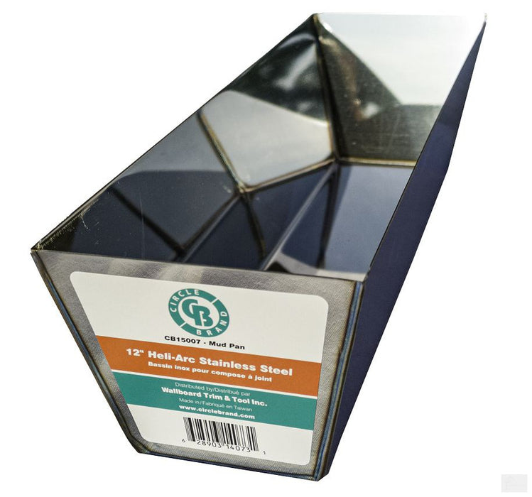 CIRCLE BRAND Heli-Arc Stainless Steel Mud Pan [CB15008]