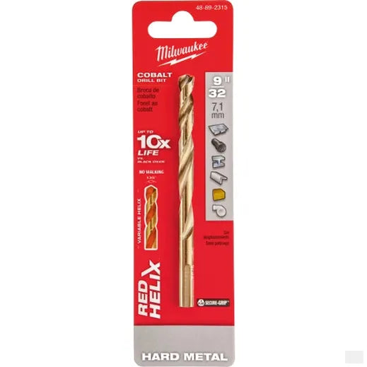 9/32" COBALT RED HELIX™ Drill Bit