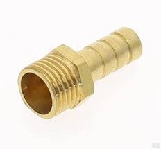 Max-Flow Brass 3/8" & 10mm Male Hose End (4pcs) MF38HE