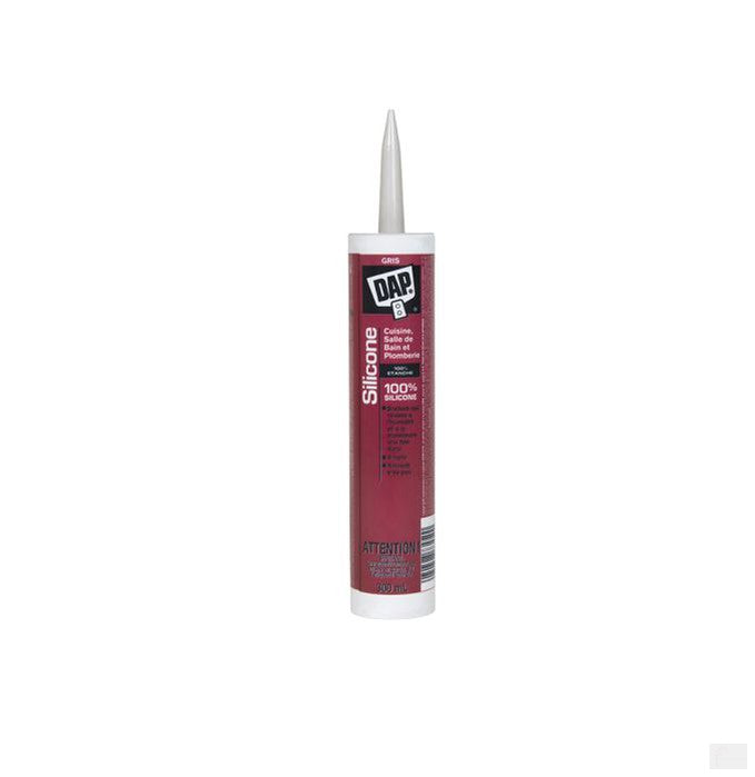 DAP  Sealant 100% Silicone Kitchen/Bath, Grey, 290 ml