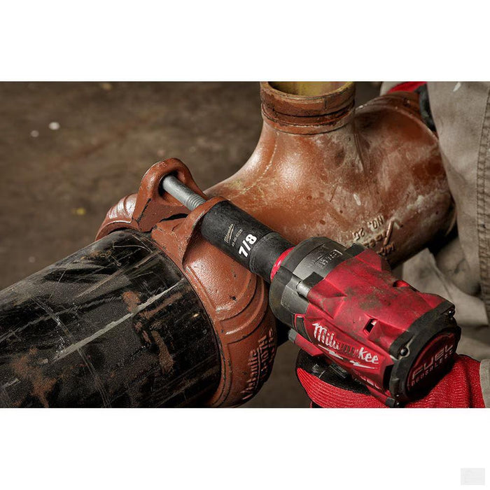 Milwaukee SHOCKWAVE Impact Duty 1/2 -inch Drive SAE Deep Well Impact Socket Set (9-Piece) [49-66-7022]