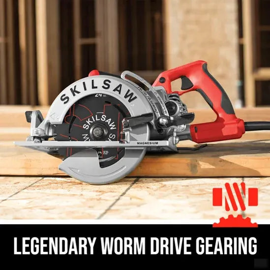 SKIL Corded 7-1/4 In. Lightweight Worm Drive Circular Saw {SPT77WML-01}