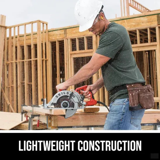 SKIL Corded 7-1/4 In. Lightweight Worm Drive Circular Saw {SPT77WML-01}