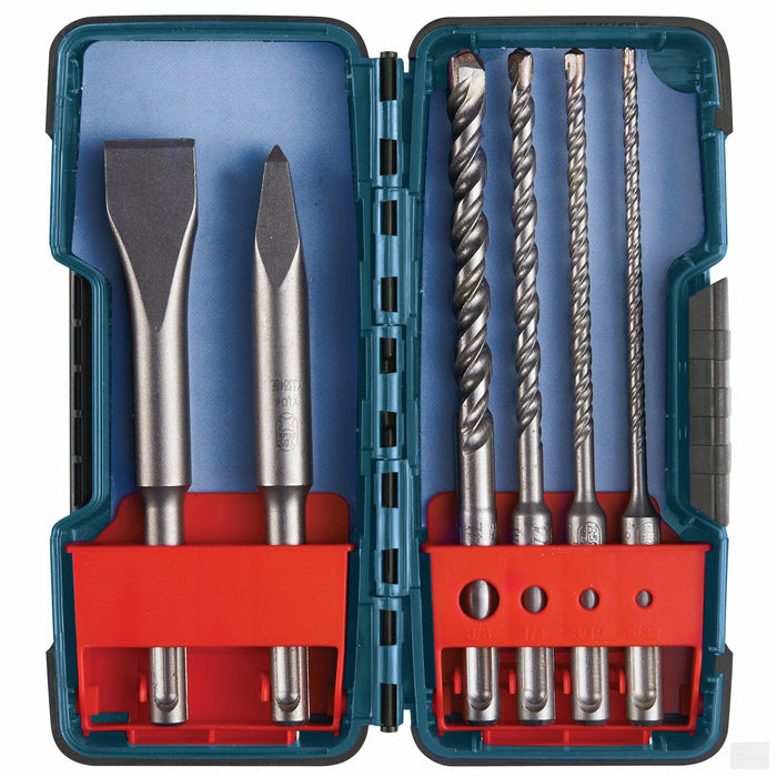 BOSCH 6 pc. SDS-plus® Bulldog™ Rotary Hammer Bit Set HCST006
