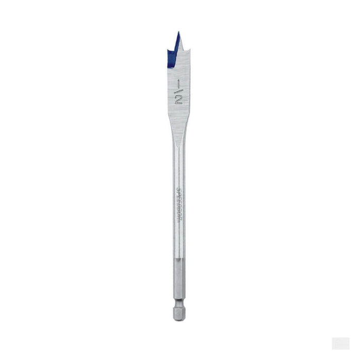 IRWIN Speedbor 1/2 in. x 6 in. Standard Length Blue Groove Point Spade Bit [88808]