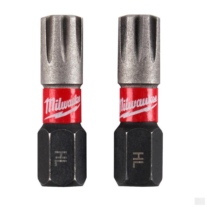 MILWAUKEE SHOCKWAVE™ 2-Piece Insert Bits for HeadLOK™ Wood Screws (2 Pack) [48-32-4448]