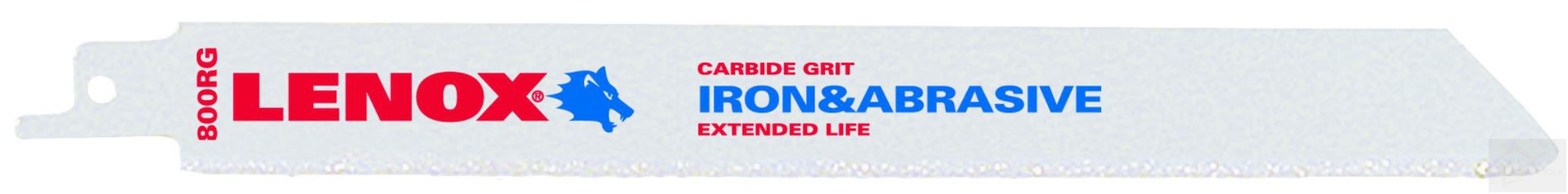 LENOX 8" Medium Carbide Grit Tile, Clay and Pipe Cutting Reciprocating Saw Blade-2-Pack [20576]
