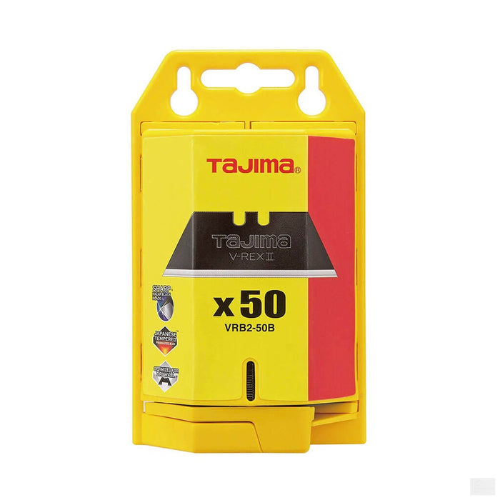 Tajima V-REX II Premium Tempered Steel Utility Knife Blades 50pk [VRB2-50B]