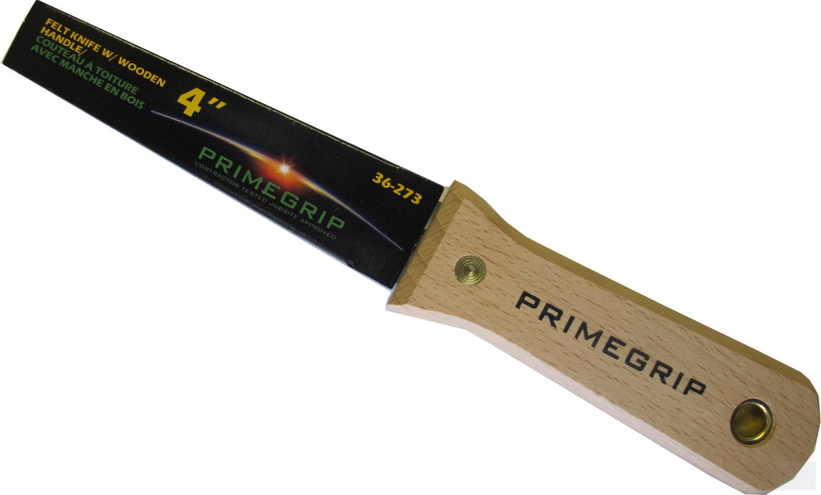 PRIMEGRIP FELT KNIFE 4" WOOD HDL-36-273