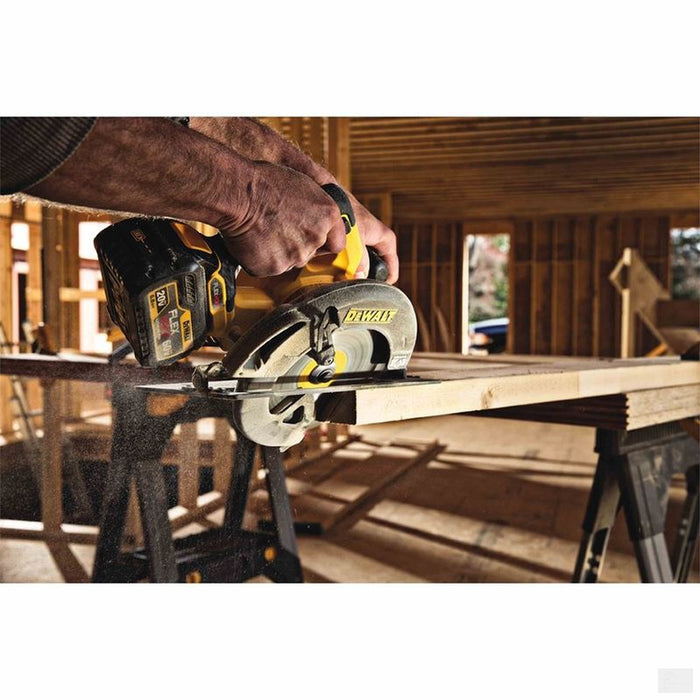 Dewalt - 60V Max* 7-1/4" (184mm)Circular Saw with Brake (1 Battery Fast Charger) Kit DCS575T1