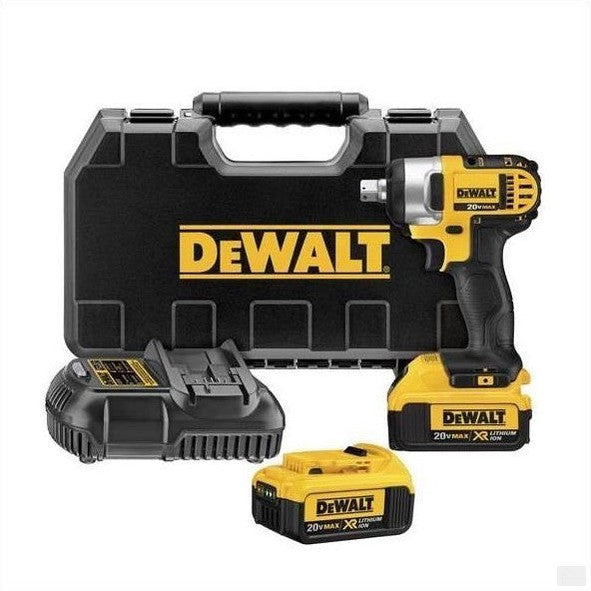 DEWALT 20V MAX Lithium Ion 1/2-Inch Impact Wrench Kit [DCF880M2]