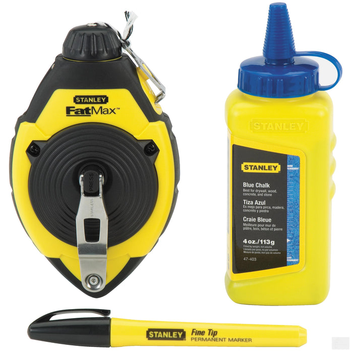 Stanley FatMax Chalk Line Reel Kit 100 ft [47-681]
