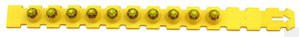 RAMSET- 4RS27 - 4 Power .27 Caliber Yellow Strip Ramset  Powder Loads for SA270 & Cobra