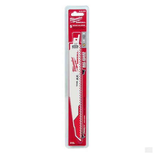 MILWAUKEE 9" 5 TPI The Ax™ Sawzall® Blade (5 Pk)
