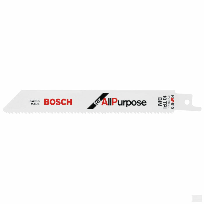 BOSCH 6" 10 TPI All Purpose Reciprocating Saw Blade [RAP610]