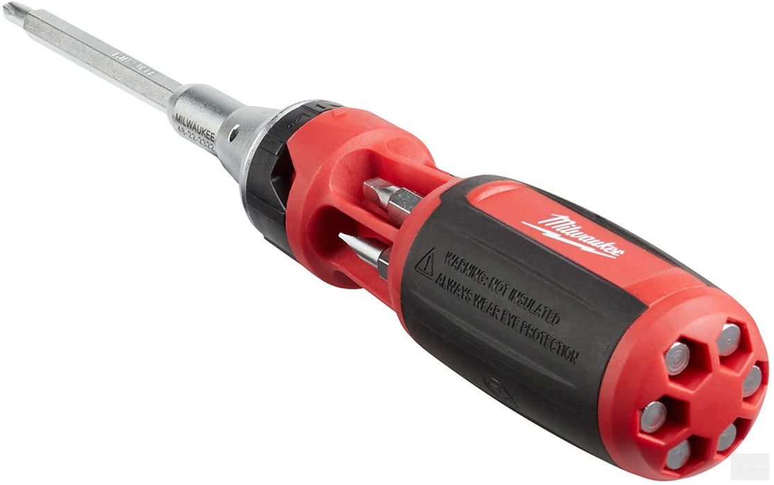 MILWAUKEE 9-in-1 Square Drive Ratcheting Multi-bit Driver 48-22-2322