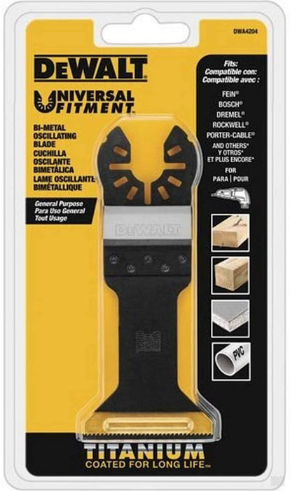 DEWALT Wide Titanium Oscillating Wood with Nails Blade [DWA4204]