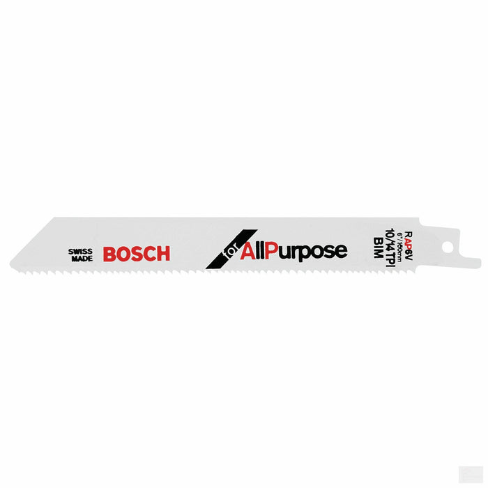 BOSCH 6" 10/14 V TPI All Purpose Reciprocating Saw Blade [RAP6V]