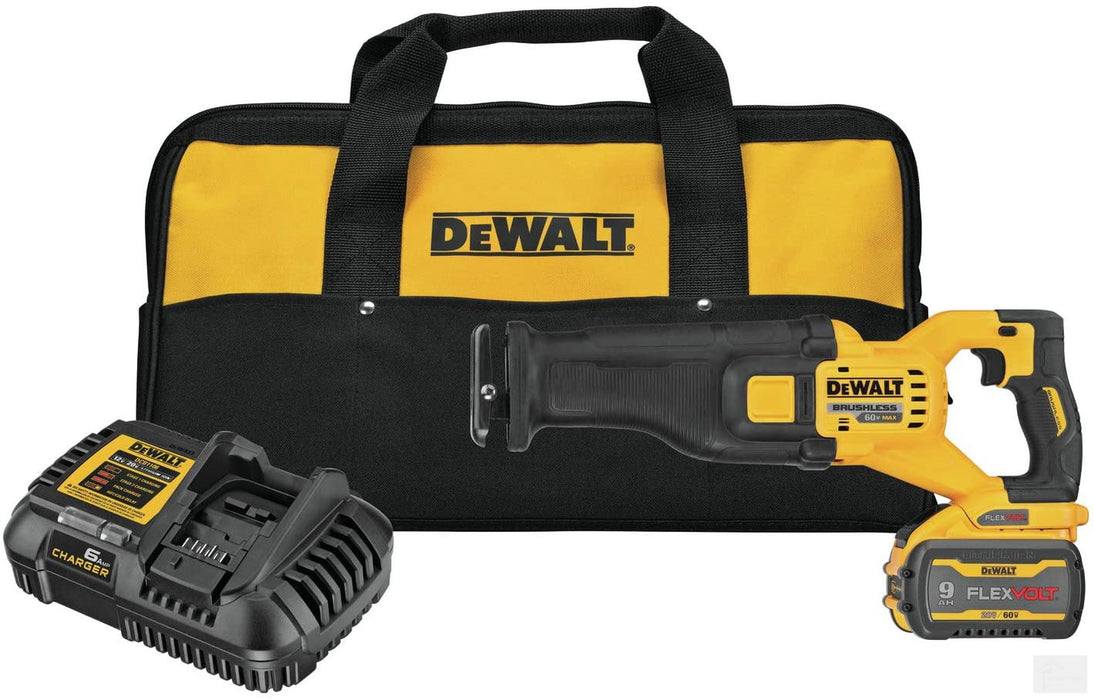DEWALT FLEXVOLT® 60V MAX* BRUSHLESS CORDLESS RECIPROCATING SAW KIT [DCS389X1]