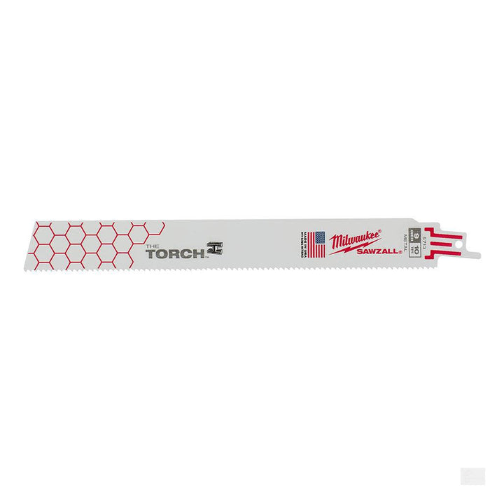 MILWAUKEE 9" 10 TPI The Torch SAWZALL Blades (5 Pk) [48-00-5713]