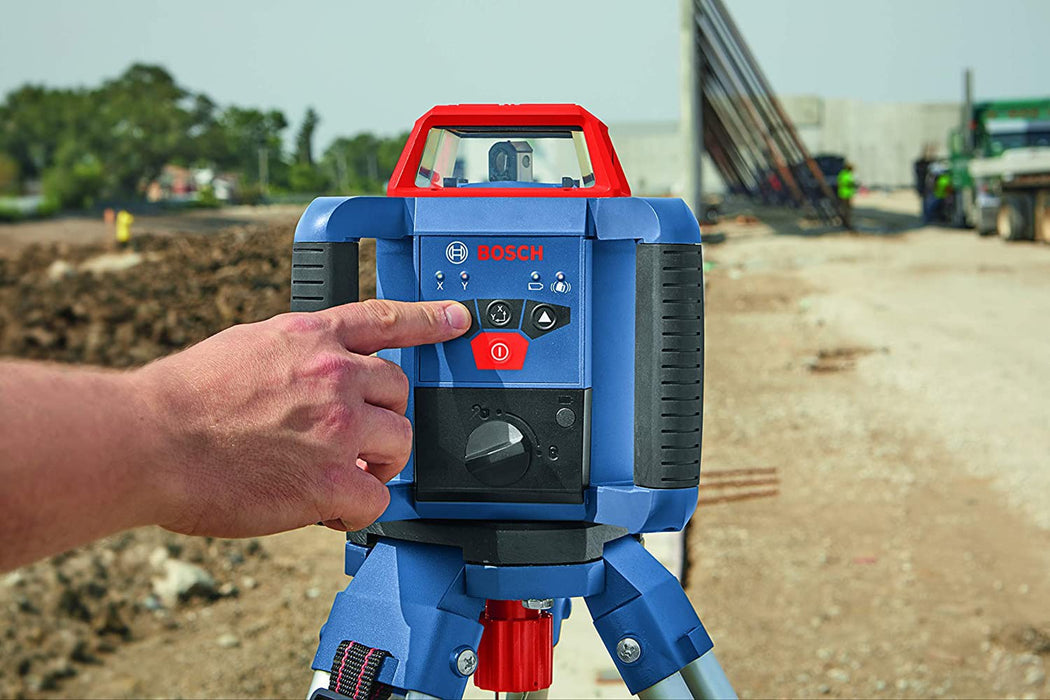 BOSCH REVOLVE2000 Self-Leveling Horizontal Rotary Laser Kit [GRL2000-40HK]