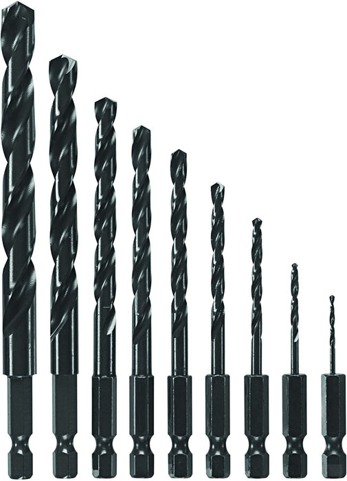 BOSCH 9 pc. Impact Tough™ Black Oxide Drill Bit Set [BL9IM]