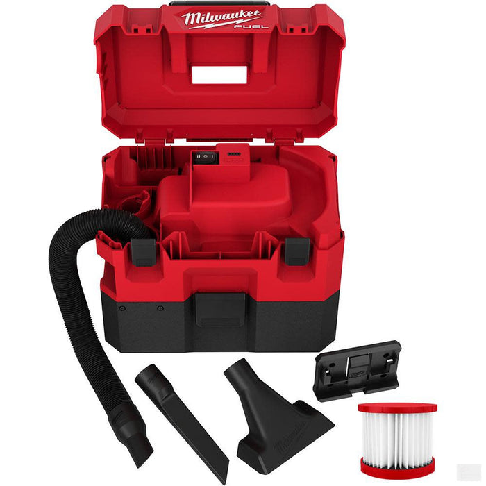 Milwaukee M12 FUEL 1.6 Gallon Wet/Dry Vacuum [0960-20]