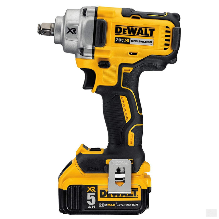 Dewalt 20V MAX* XR® 1/2 in. Mid-Range Cordless Impact Wrench With Hog Ring Anvil Kit [DCF894HP2]