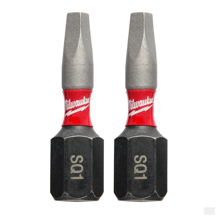 MILWAUKEE SHOCKWAVE™ Impact Square Recess #1 Insert Bits [48-32-4421]