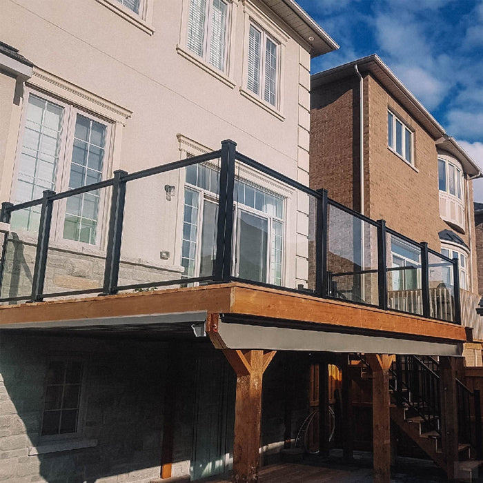 NUVO IRON 42" x 42" Tempered Glass Railing Panel (Glass Only) [ARG4242]