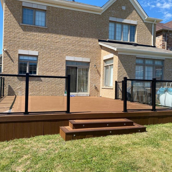 NUVO IRON 24" x 42" Tempered Glass Railing Panel (Glass Only) [ARG2442]