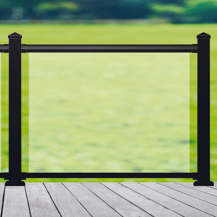 NUVO IRON 42" x 42" Tempered Glass Railing Panel (Glass Only) [ARG4242]