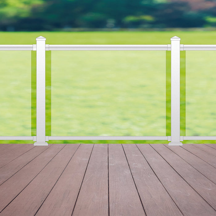 NUVO IRON 48" x 42" Tempered Glass Railing Panel (Glass Only) [ARG4842]