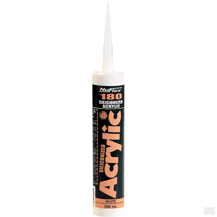 NuFlex 180 Siliconized Acrylic Painter's Plus Caulk [18001]