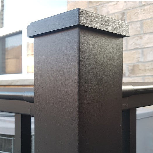 Nuvo Iron 39'' Aluminum Deck & Stair Posts (Black) [BLPOP39]