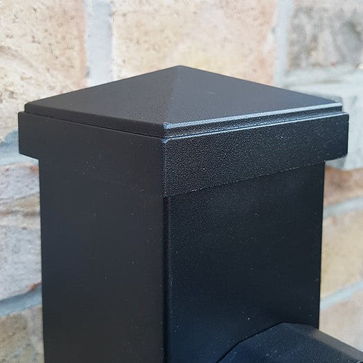 Nuvo Iron 44" Aluminum Deck & Stair Posts (Black) [BLPOP44] (A1)