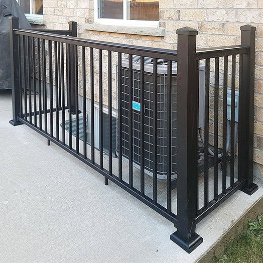 Nuvo Iron 33'' Aluminum Deck & Stair Posts (Black) [BLPOP33]